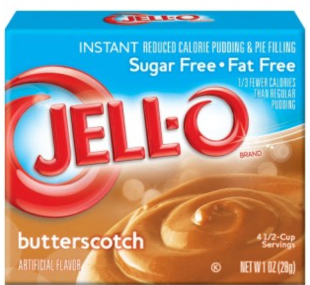 Sugar Free Jell-O Instant Butterscotch Pudding BB 4/26