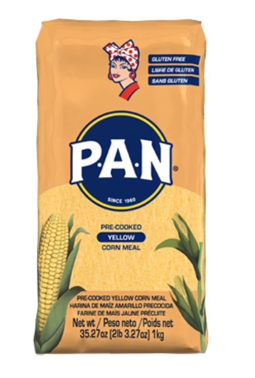P.A.N Pre Cooked Yellow Cornmeal 2 lb 3 oz