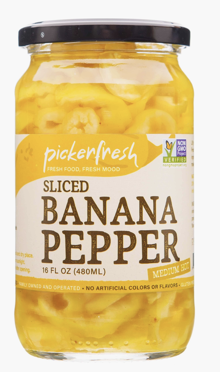 Sliced Banana Peppers 16oz