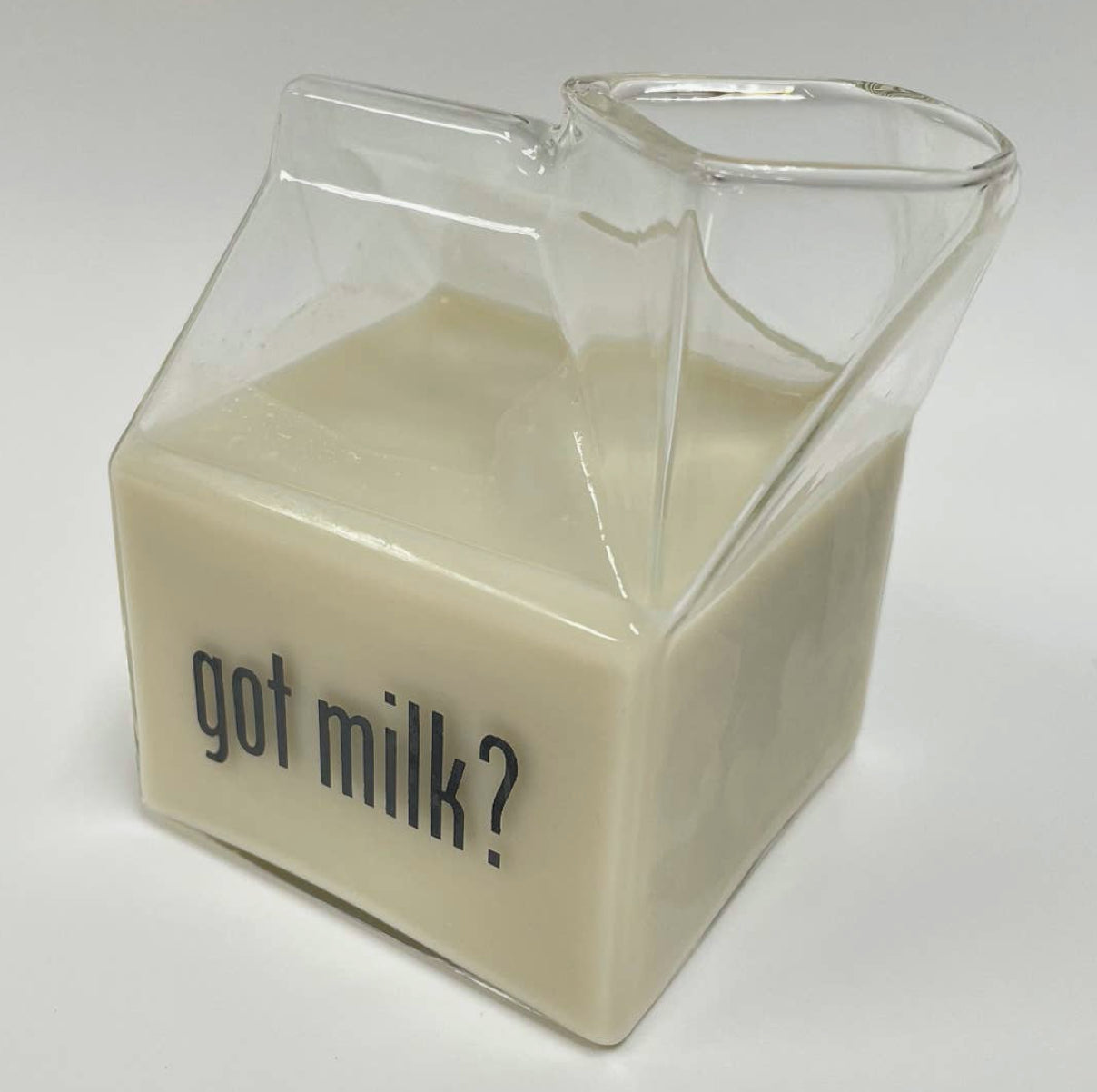 "Got Milk"? Glass Carton