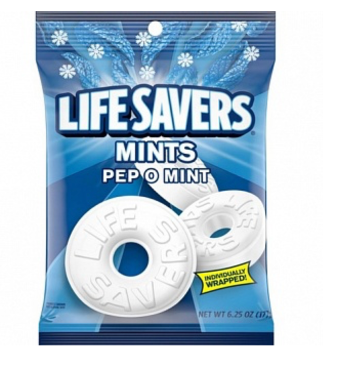 Lifesavers Pep O Mints Bag 6.25oz