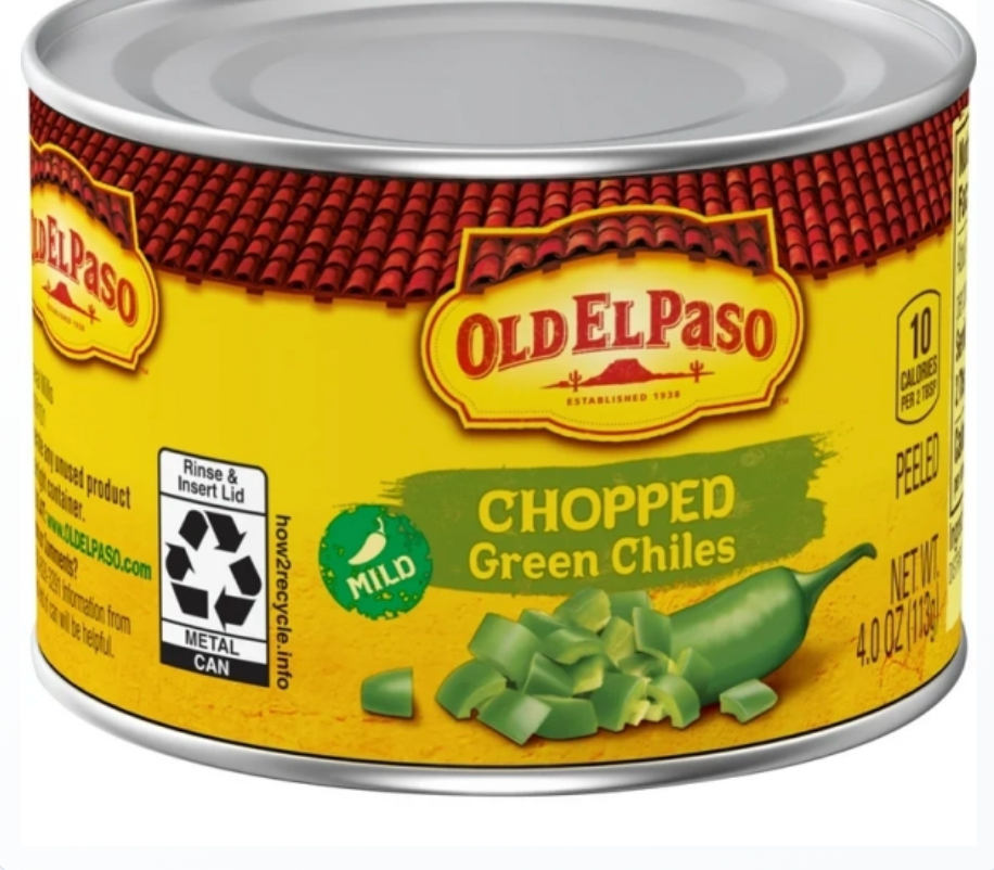 Old El Paso Chopped Green Chilis