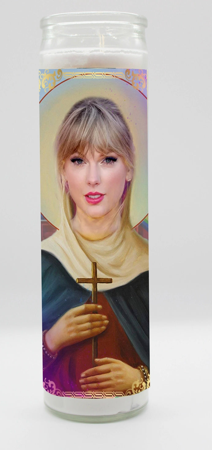 Saint Tay Tay Candle