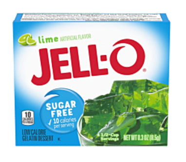 Jell-O Sugar Free Lime Gelatin