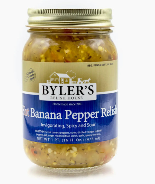 Bylers Banana pepper Relish Hot