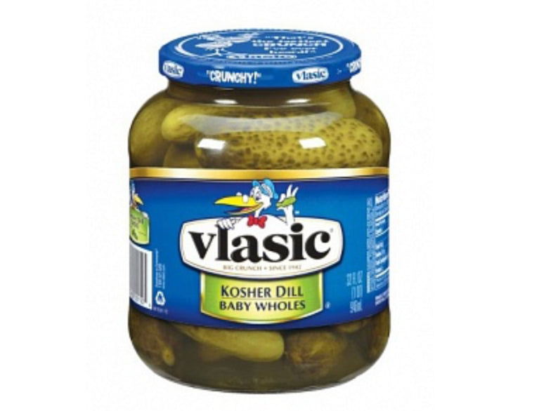 Vlasic Kosher Dill Baby Whole Pickles 46oz *Click & Collect Or In Store Only