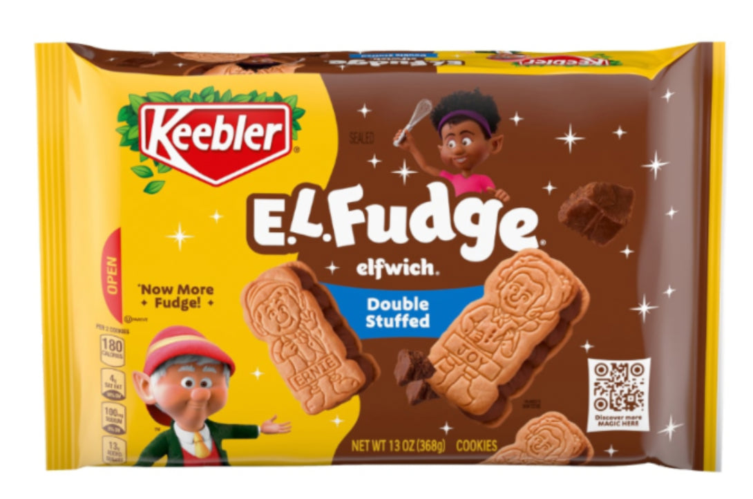 Keebler E.L. Fudge Double Stuffed Sandwich Cookies