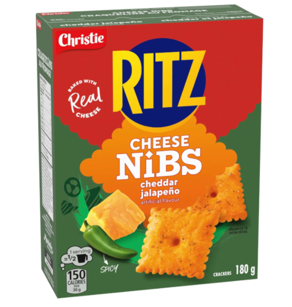Ritz Cheese Nibs Cheddar Jalapeño Crackers