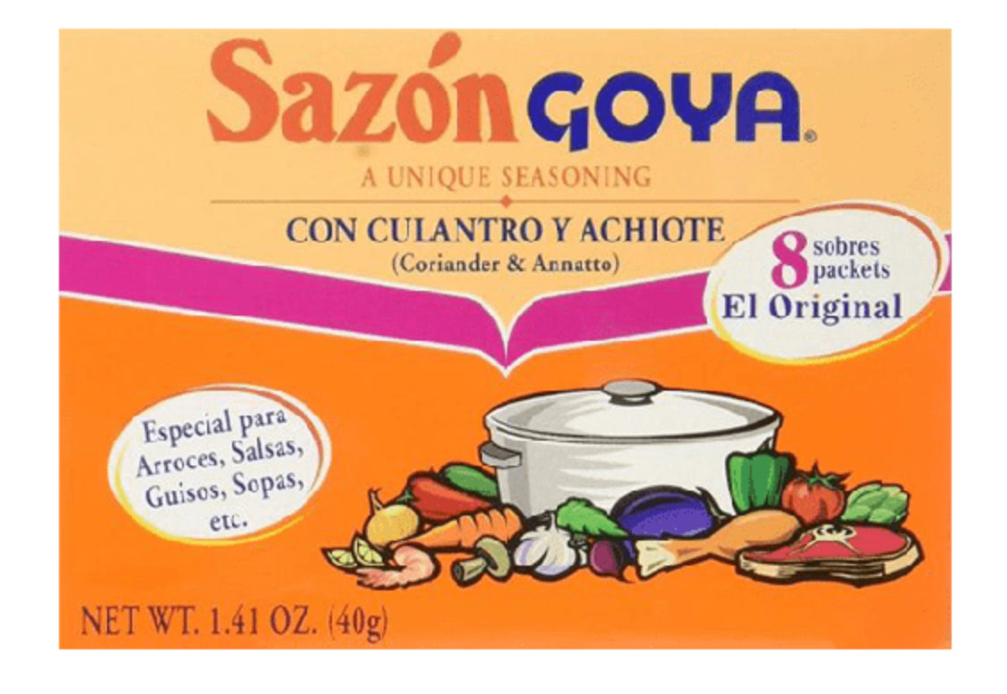 Goya Sazon 
With Cilantro & Annatto