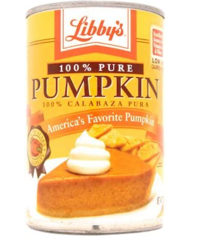 Libby's Pumpkin 100% Pure Pumpkin. 226 g Can