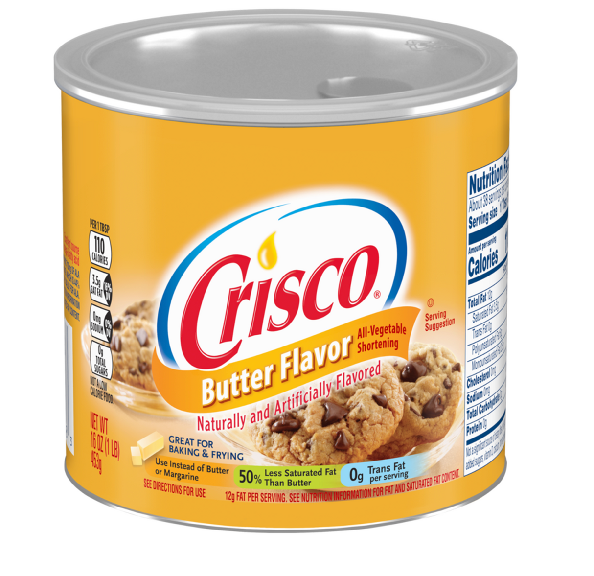 Crisco Butter Flavor 16 oz BB June 26