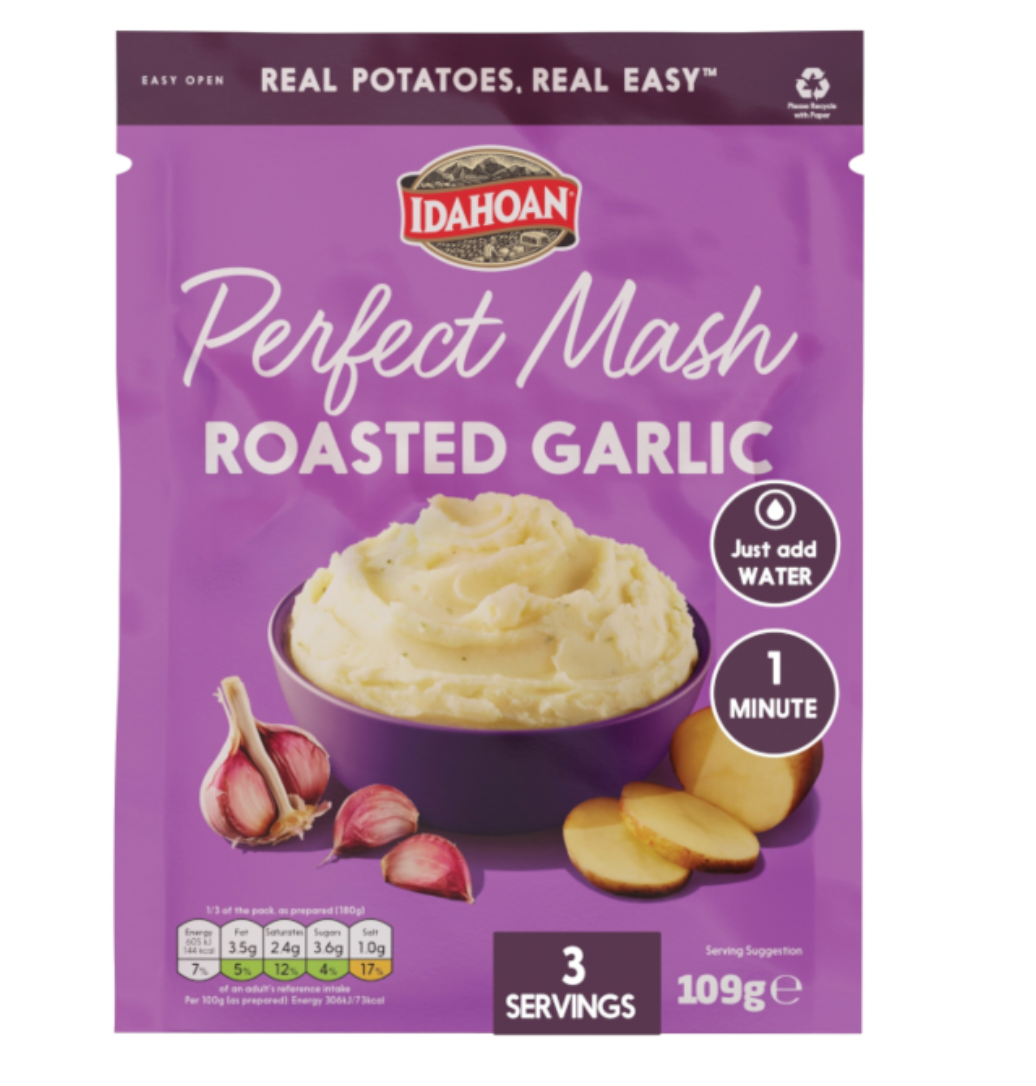 Idahoan Perfect Mash Roasted Garlic