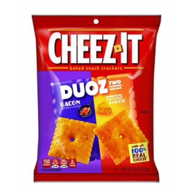 Cheeze It Duoz Bacon & Cheddar Cheese