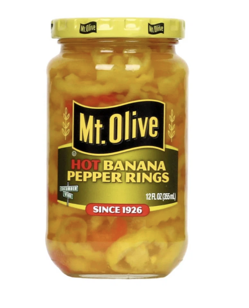 Mt Olive Hot Banana Peppers 355ml