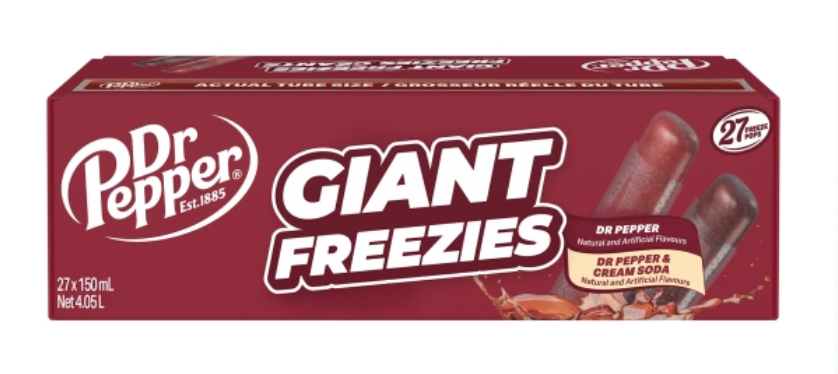 Dr Pepper Freezer Pops