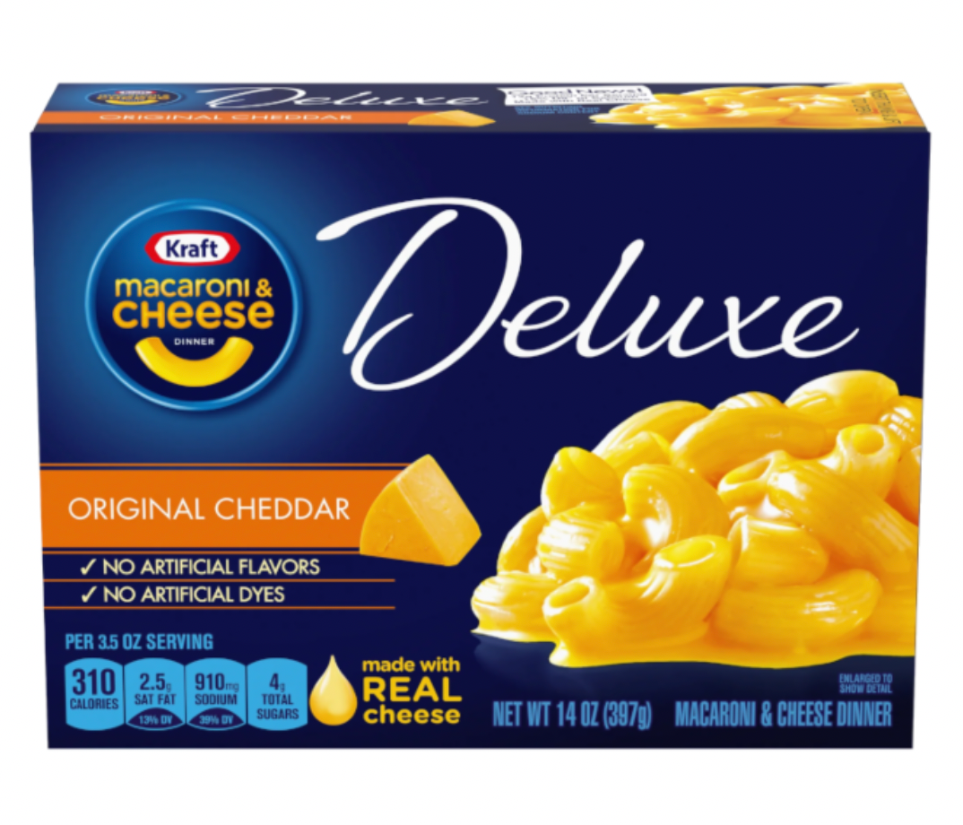 Kraft Deluxe Dinner Original Cheddar