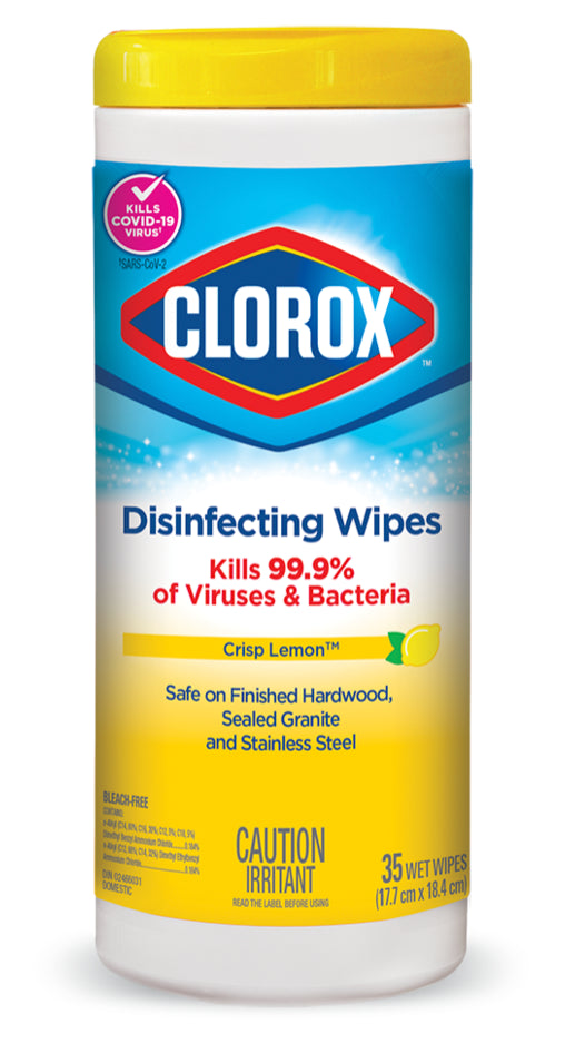 Clorox Disinfecting Wipes Crisp Lemon
