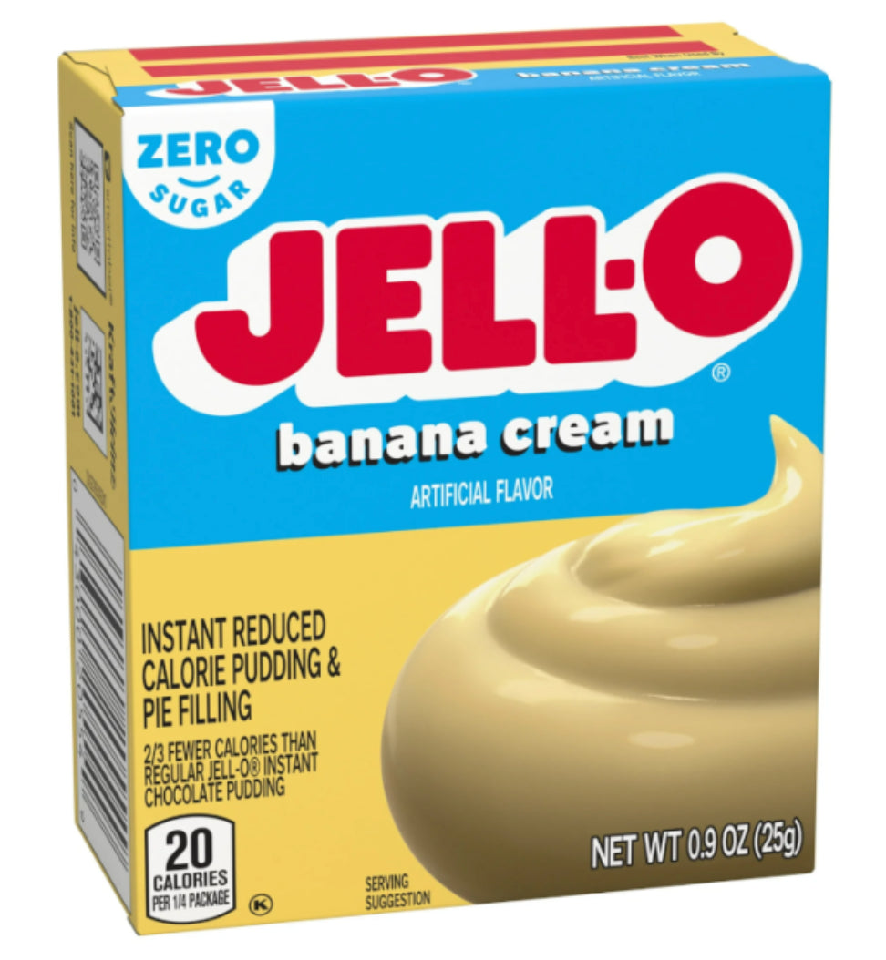 Jell-O Sugar Free Banana Cream Pudding