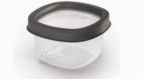Ball Freezer Jars (3) Plastic Grey 8oz