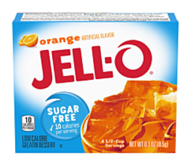 Jell-O Sugar Free Orange Gelatin