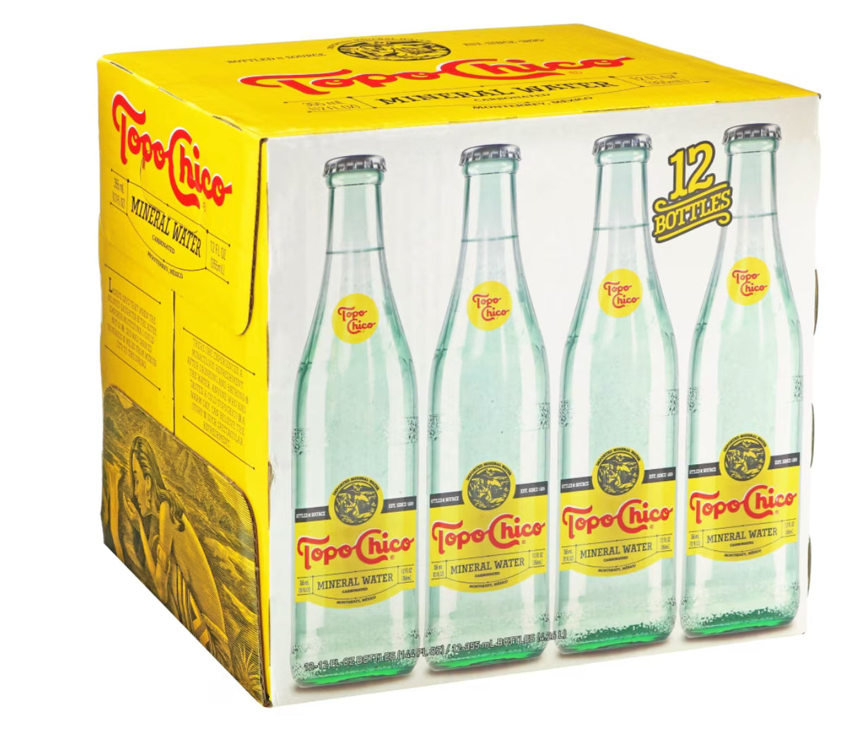 Topo Chico Sparkling Mineral Water  Case of (12)
