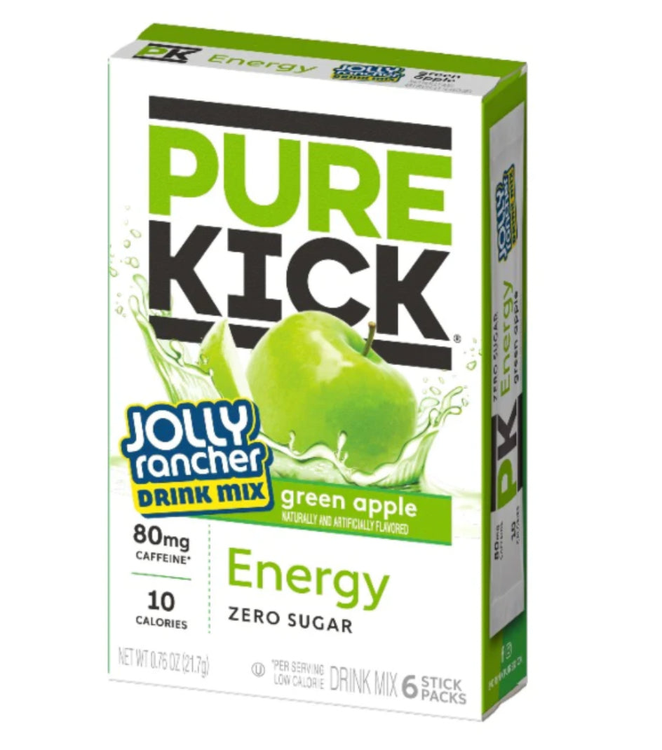 Pure Kick + Jolly Rancher Green Apple Energy