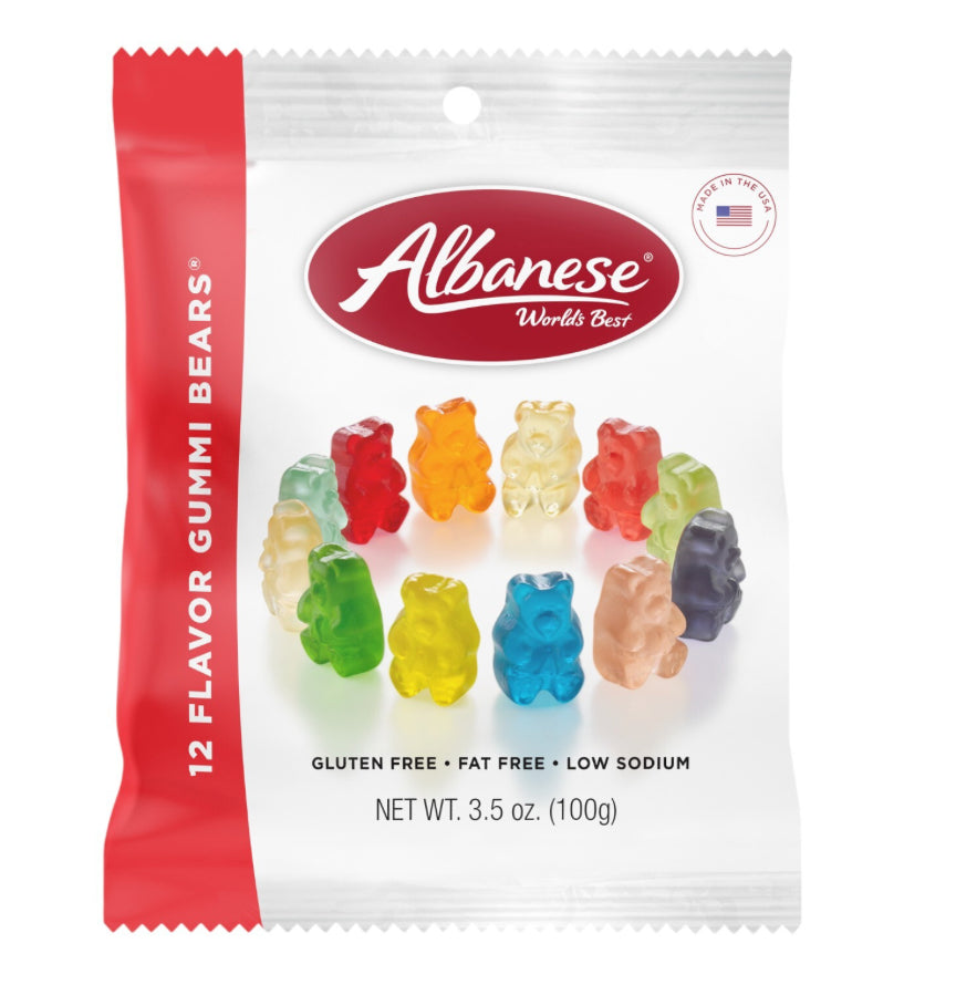 Albanese 12 Flavor Gummy Bears 99g