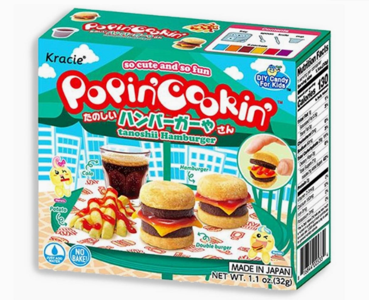 Popin' Cookin' Tanoshii Hamburger Candy Kit