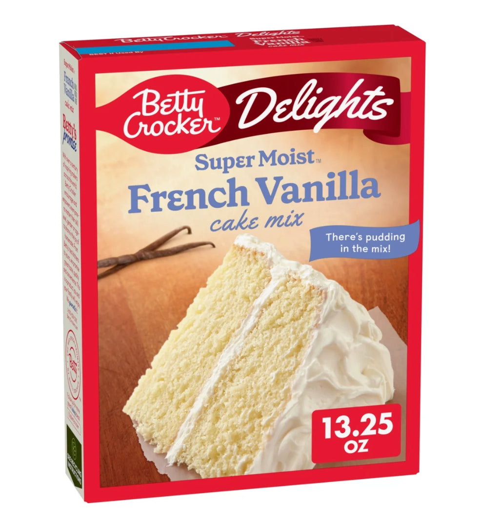 Betty Crocker Super Moist French Vanilla Cake Mix