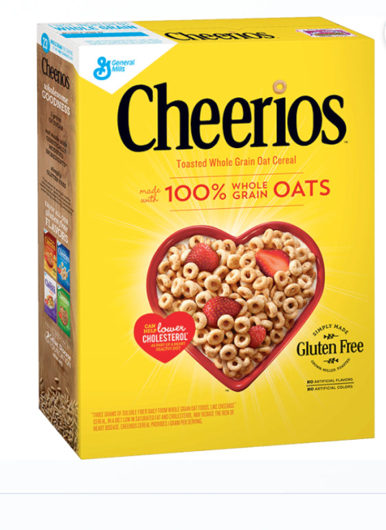 Cheerios Toasted Whole Grain Oat Cereal GF