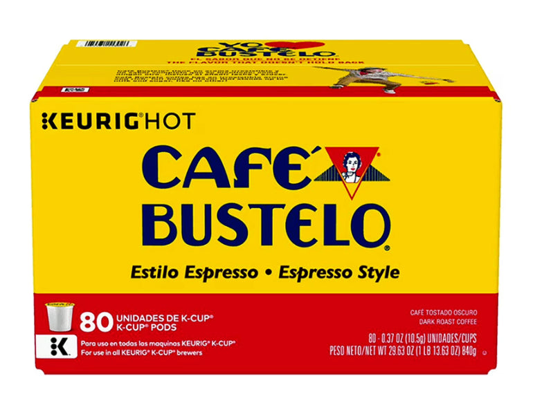 Café Bustelo Espresso Style K-Cup Pods - 80 Count