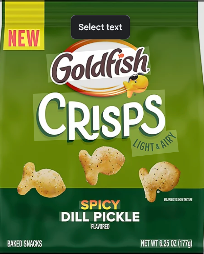 Goldfish Spicy Dill Pickle